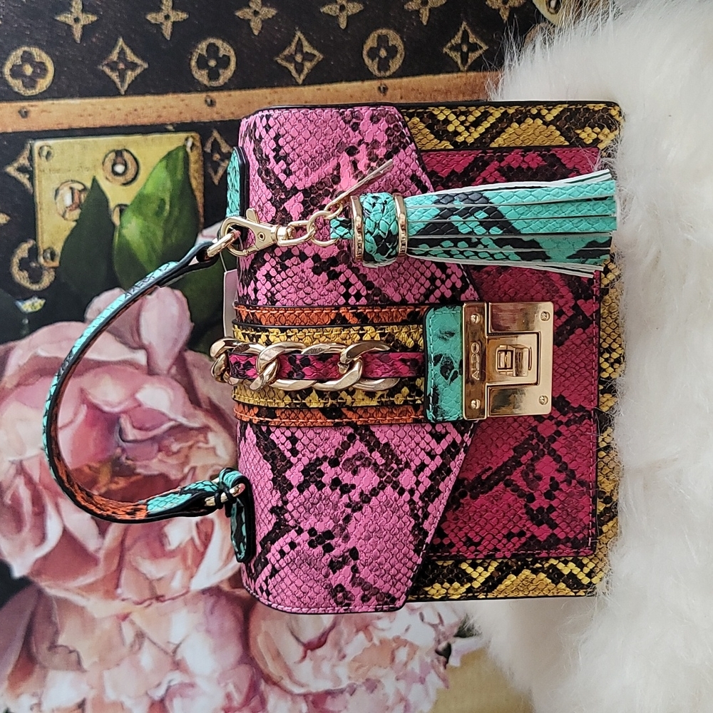 COPY - ALDO Snake Skin Purse